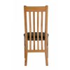 Chelsea Oak Dining Chair Black Leather Pad - 10% OFF SUMMER SALE - 6