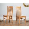 Chelsea Solid Oak Dining Chair with Oak Seat - 10% OFF SUMMER SALE - 2