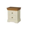 Farmhouse Country Oak Cream Painted Bedside Table - £30 OFF FLASH SALE - 9
