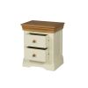 Farmhouse Country Oak Cream Painted Bedside Table - £30 OFF FLASH SALE - 10