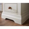 Farmhouse Country Oak Cream Painted 5 Drawer Tallboy Chest of Drawers - £20 OFF SUMMER SALE - 7