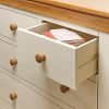 Farmhouse Country Oak Cream Painted 2 Over 3 Chest of Drawers - SUMMER SALE - 4