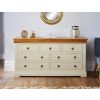Farmhouse Country Oak Cream Painted 3 Over 4 Chest of Drawers - £140 OFF SUMMER SALE - 3