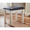 Farmhouse Country Oak Cream Painted Dressing Table Stool - SUMMER MEGA DEAL - 2