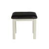 Farmhouse Country Oak Cream Painted Dressing Table Stool - SUMMER MEGA DEAL - 5