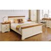Farmhouse Country Oak Cream Painted 5 Foot King Size Bed - SUMMER SALE - 2