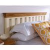 Farmhouse Country Oak Cream Painted Slatted 5 Foot King Size Bed - SUMMER SALE - 3