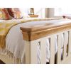 Farmhouse Country Oak Cream Painted Slatted 5 Foot King Size Bed - SUMMER SALE - 5