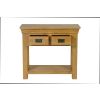 Farmhouse Oak 2 Drawer Console Table - £50 OFF SUMMER SALE - 6