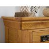 Farmhouse 3 Drawer Large Oak Console Table - £60 OFF SUMMER SALE - 4