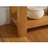 Farmhouse 3 Drawer Large Oak Console Table - £60 OFF SUMMER SALE - 5