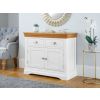 Farmhouse White Painted 100cm Assembled Oak Sideboard - 10% OFF SUMMER SALE - 2