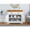 Farmhouse White Painted 100cm Assembled Oak Sideboard - 10% OFF SUMMER SALE - 3