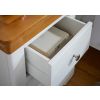 Farmhouse White Painted 2 Drawer Oak Bedside Table - £30 OFF FLASH SALE - 8