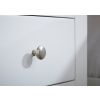 Farmhouse White Painted 2 Drawer Oak Bedside Table - £30 OFF FLASH SALE - 10