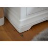 Farmhouse White Painted 2 Drawer Oak Bedside Table - £30 OFF FLASH SALE - 11