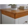 Farmhouse White Painted 2 Over 2 Oak Chest of Drawers - £50 OFF SUMMER SALE - 8