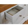 Farmhouse White Painted 2 Over 2 Oak Chest of Drawers - £50 OFF SUMMER SALE - 10