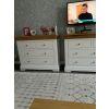 Farmhouse White Painted 2 Over 2 Oak Chest of Drawers - £50 OFF SUMMER SALE - 11