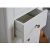 Farmhouse White Painted 5 Drawer Oak Tallboy Chest of Drawers - SUMMER SALE - 8