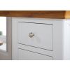 Farmhouse White Painted Oak Single Dressing Table / Home Office Desk - 10% OFF SUMMER SALE - 8