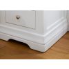 Farmhouse White Painted Oak Single Dressing Table / Home Office Desk - 10% OFF SUMMER SALE - 9