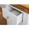 Farmhouse White Painted Oak Single Dressing Table / Home Office Desk - 10% OFF SUMMER SALE - 10