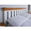 Farmhouse White Painted Slatted 4ft 6 Inches Oak Double Bed - SUMMER SALE - 9