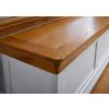 Farmhouse White Painted Large Oak Blanket Storage Box - 10% OFF SUMMER SALE - 9