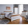 Farmhouse White Painted Large Oak Blanket Storage Box - 10% OFF SUMMER SALE - 11