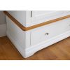 Farmhouse White Painted 3 Door Triple Wardrobe with Drawers - £200 OFF SUMMER SALE - 12