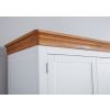 Farmhouse White Painted 3 Door Triple Wardrobe with Drawers - £200 OFF SUMMER SALE - 13