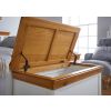Farmhouse White Painted Oak Blanket Box - 10% OFF SUMMER SALE - 3