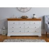 Farmhouse White Painted 3 Over 4 Oak Assembled Chest of Drawers - £140 OFF SUMMER SALE - 4