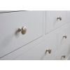 Farmhouse White Painted 3 Over 4 Oak Assembled Chest of Drawers - £140 OFF SUMMER SALE - 10