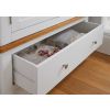 Farmhouse White Painted 2 Door Double Wardrobe with Drawer - £50 OFF FLASH SALE - 9
