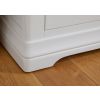 Farmhouse White Painted 2 Door Double Wardrobe with Drawer - £50 OFF FLASH SALE - 12