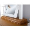 Farmhouse White Painted Oak Dressing Table Mirror - SUMMER MEGA DEAL - 4