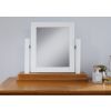 Farmhouse White Painted Oak Dressing Table Mirror - SUMMER MEGA DEAL - 5