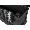 Toulouse Black Painted Large Assembled Blanket Box Storage Ottoman - SUMMER SALE - 7
