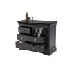 Toulouse Black Painted 2 Over 2 Assembled Chest of Drawers - £50 OFF SUMMER SALE - 12