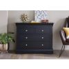 Toulouse Black Painted 2 Over 2 Assembled Chest of Drawers - £50 OFF SUMMER SALE - 5