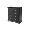 Toulouse Black Painted 2 Over 3 Chest of Bedroom Drawers - SUMMER SALE - 8