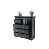 Toulouse Black Painted 2 Over 3 Chest of Bedroom Drawers - SUMMER SALE - 10