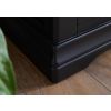 Toulouse Black Painted 2 Over 3 Chest of Bedroom Drawers - SUMMER SALE - 5