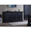 Toulouse Black Painted Large 3 Over 4 Fully Assembled Chest of Bedroom Drawers - £220 OFF SUMMER SALE - 14