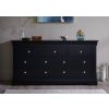 Toulouse Black Painted Large 3 Over 4 Fully Assembled Chest of Bedroom Drawers - £220 OFF SUMMER SALE - 15
