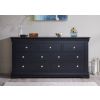 Toulouse Black Painted Large 3 Over 4 Fully Assembled Chest of Bedroom Drawers - £220 OFF SUMMER SALE - 4