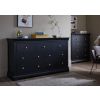 Toulouse Black Painted Grande 3 Over 4 Extra Large Chest of Drawers - £100 OFF FLASH SALE - 13