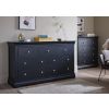 Toulouse Black Painted Grande 3 Over 4 Extra Large Chest of Drawers - £100 OFF FLASH SALE - 2